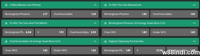 W99 การพนันคริกเก็ตอธิบาย